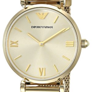 Emporio Armani Damklocka AR1957 Retro Champagnefärgad/Gulguldtonat