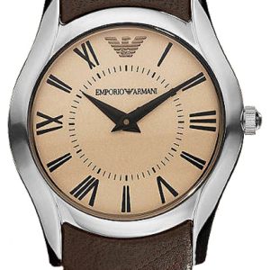 Emporio Armani Damklocka AR2039 Beige/Läder Ø29 mm