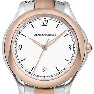 Emporio Armani Damklocka ARS8506 Vit/Roséguldstonat stål Ø32 mm