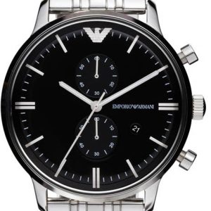 Emporio Armani Herrklocka AR0389 Classic Svart/Stål Ø43 mm