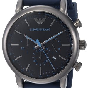 Emporio Armani Herrklocka AR11023 Svart/Gummi Ø46 mm