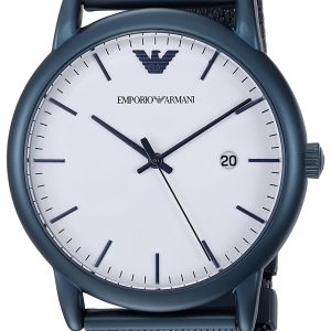 Emporio Armani Herrklocka AR11025 Dress Vit/Stål Ø46 mm