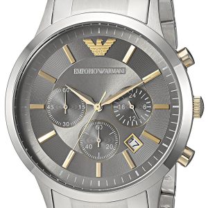 Emporio Armani Herrklocka AR11047 Classic Grå/Stål Ø43 mm