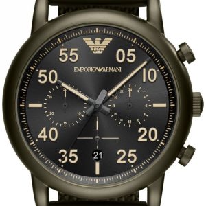 Emporio Armani Herrklocka AR11115 Luigi Svart/Stål Ø43 mm