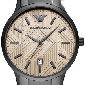 Emporio Armani Herrklocka AR11120 Dress Beige/Stål Ø44.4 mm