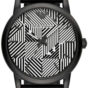 Emporio Armani Herrklocka AR11136 Dress Flerfärgad/Läder Ø51 mm