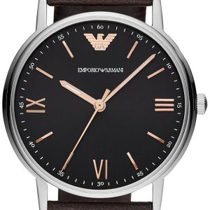 Emporio Armani Herrklocka AR11153 Svart/Läder Ø46 mm