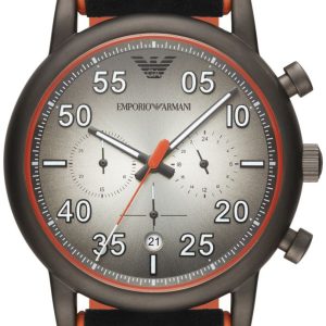 Emporio Armani Herrklocka AR11174 Luigi Grå/Gummi Ø43 mm