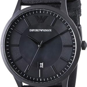 Emporio Armani Herrklocka AR11276 Svart/Läder Ø43 mm