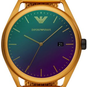 Emporio Armani Herrklocka AR11327 Matteo Lila/Aluminium Ø43 mm