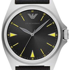 Emporio Armani Herrklocka AR11330 Nicola Svart/Läder Ø40 mm