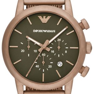 Emporio Armani Herrklocka AR11428 Luigi Grön/Stål Ø41 mm