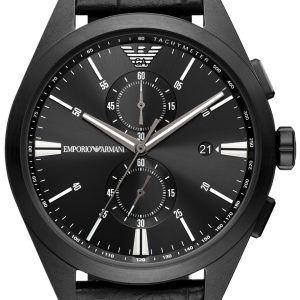 Emporio Armani Herrklocka AR11483 Claudio Svart/Läder Ø43 mm