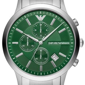 Emporio Armani Herrklocka AR11507 Grön/Stål Ø43 mm