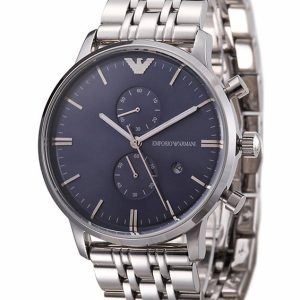 Emporio Armani Herrklocka AR1648 Classic Blå/Stål Ø43 mm