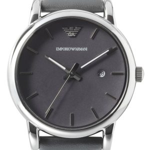 Emporio Armani Herrklocka AR1730 Grå/Läder Ø41 mm