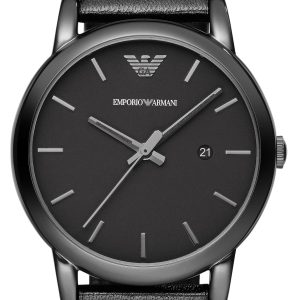 Emporio Armani Herrklocka AR1732 Luigi Svart/Läder Ø41 mm