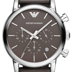 Emporio Armani Herrklocka AR1734 Classic Brun/Läder Ø42 mm