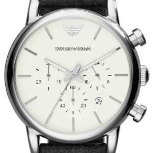 Emporio Armani Herrklocka AR1810 Vit/Läder Ø41 mm