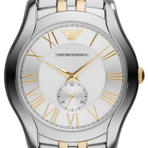 Emporio Armani Herrklocka AR1844 Silverfärgad/Gulguldtonat stål