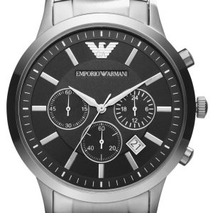 Emporio Armani Herrklocka AR2434 Renato Svart/Stål Ø43 mm