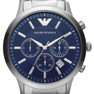 Emporio Armani Herrklocka AR2448 Renato Blå/Stål Ø43 mm