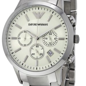 Emporio Armani Herrklocka AR2458 Renato Silverfärgad/Stål Ø43 mm