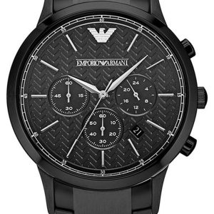 Emporio Armani Herrklocka AR2485 Renato Svart/Stål Ø43 mm