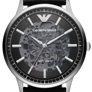 Emporio Armani Herrklocka AR60038 Renato Svart/Läder Ø43 mm