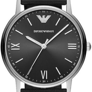 Emporio Armani Herrklocka AR80031 Svart/Läder Ø41 mm