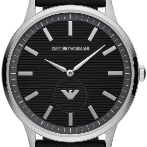 Emporio Armani Herrklocka AR80039 Svart/Läder Ø43 mm