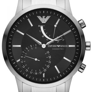 Emporio Armani Herrklocka ART3037 Connected Svart/Stål Ø44 mm