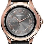 emporio armani herrklocka art5012 grå/läder ø43 mm