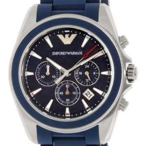 Emporio Armani Sportivo Herrklocka AR6068 Blå/Stål Ø44 mm