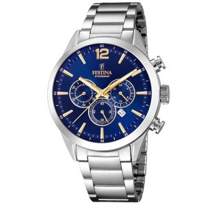 Festina Chronograph F20343/2 - Herr - 43 mm - Analogt - Quartz - Mineralglas