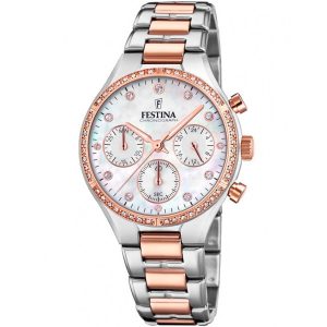 Festina Chronograph F20403/1 - Dam - 36 mm - Analogt - Quartz - Mineralglas