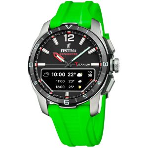 Festina Connected D 23000/B - Herr - 44 mm - Hybrid - Quartz - Safirglas