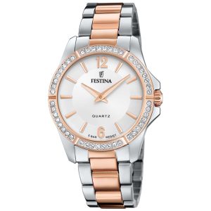 Festina Mademoiselle F20595/1 - Dam - 35 mm - Analogt - Quartz - Mineralglas