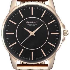 Gant 99999 Damklocka GT060002 Svart/Roséguldstonat stål Ø36 mm