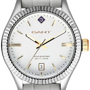 Gant Damklocka G136017 Sussex Vit/Gummi Ø34 mm