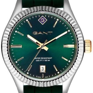 Gant Damklocka G136018 Sussex Grön/Gummi Ø34 mm