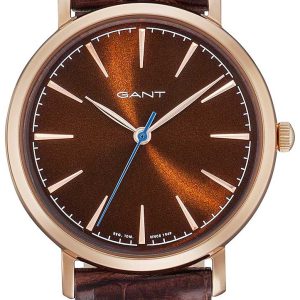 Gant Stanford Damklocka GT021007 Brun/Läder Ø36 mm