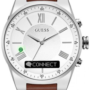 Guess C0002MB1 Silverfärgad/Läder Ø43 mm