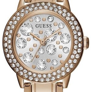 Guess Damklocka GW0028L3 Gem Silverfärgad/Roséguldstonat stål Ø25