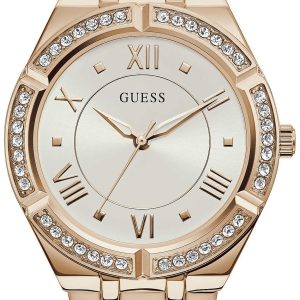 Guess Damklocka GW0033L3 Vit/Roséguldstonat stål Ø36 mm