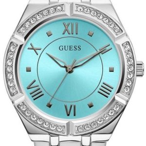 Guess Damklocka GW0033L7 Cosmo Turkos/Stål Ø36 mm