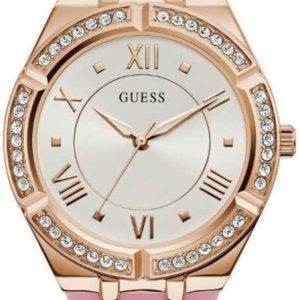 Guess Damklocka GW0034L3 Silverfärgad/Gummi Ø35 mm