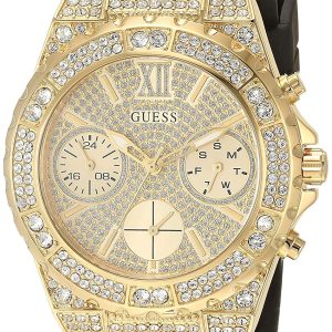 Guess Damklocka GW0038L1 Gulguldstonad/Gummi Ø39 mm