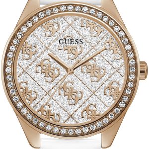 Guess Damklocka GW0098L4 Silverfärgad/Läder Ø36 mm