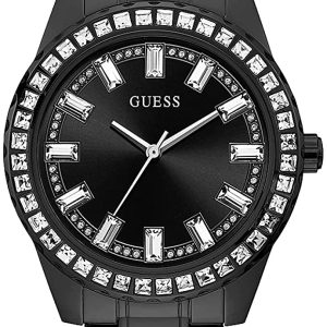 Guess Damklocka GW0111L4 Sparkler Svart/Stål Ø38 mm